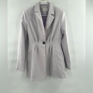 ASOS purple blazer with pleated detail size 8